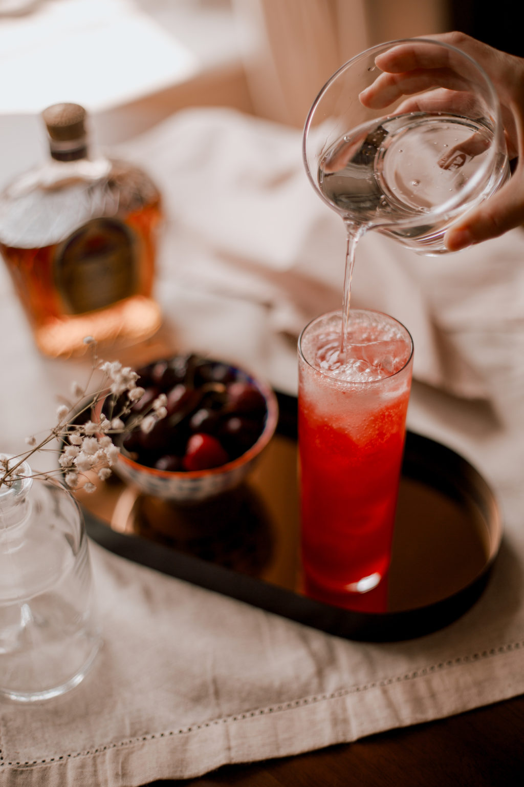 cocktail à la cerise Crown Royal