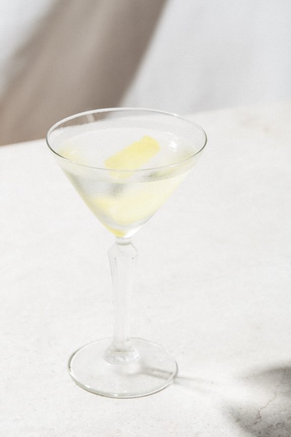 Martini classique au gin