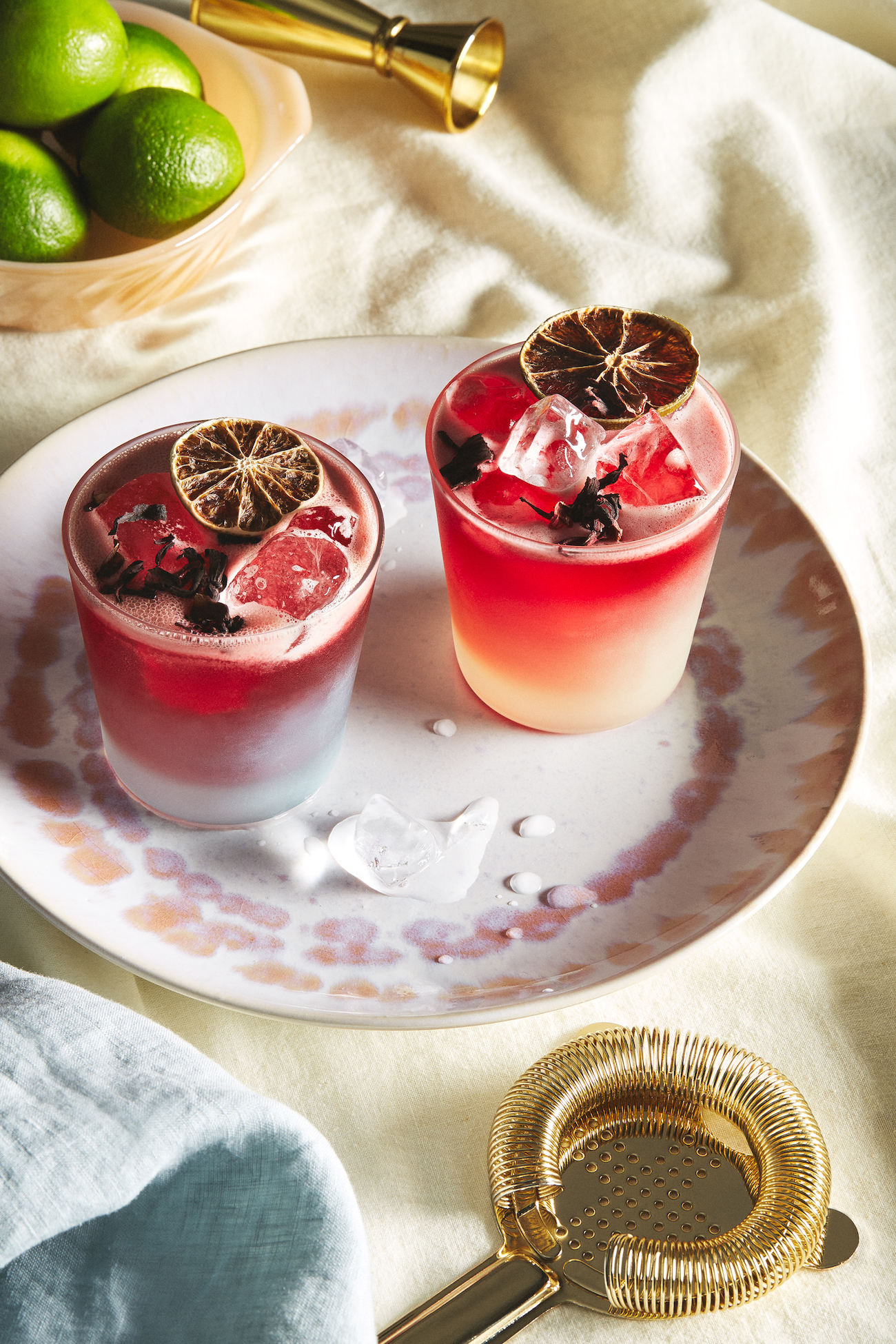 Mocktail Exotique Citronnelle et Hibiscus